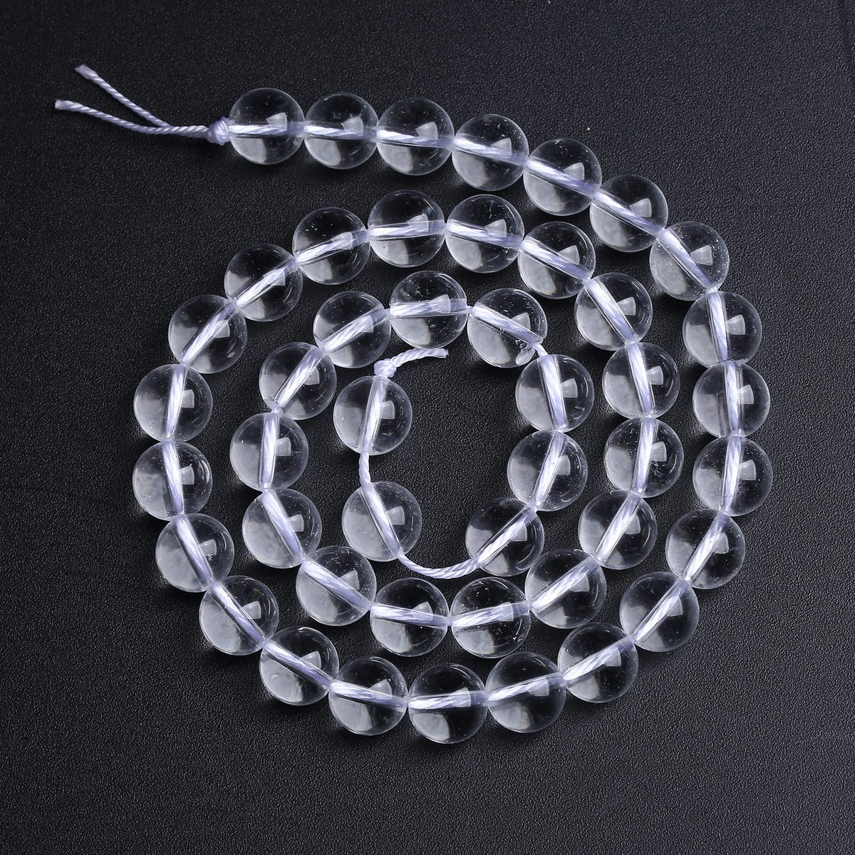4MM 86PCS Natural Clear White Crystal Quartz Gemstone 3A Grade Round Loose Beads for Jewelry Making DIY Bracelet 1 Strand 15''