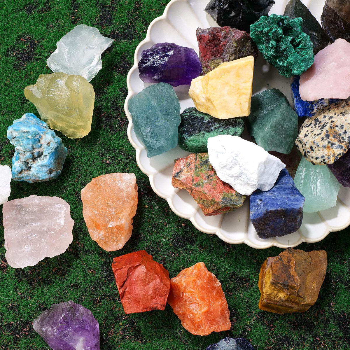 Apengshi 1.2-2'' Lapis Lazuli Raw Stone Natural Crystal Healing Crystal and Stone Rough Rocks for Fountain Home Garden Decor Meditation
