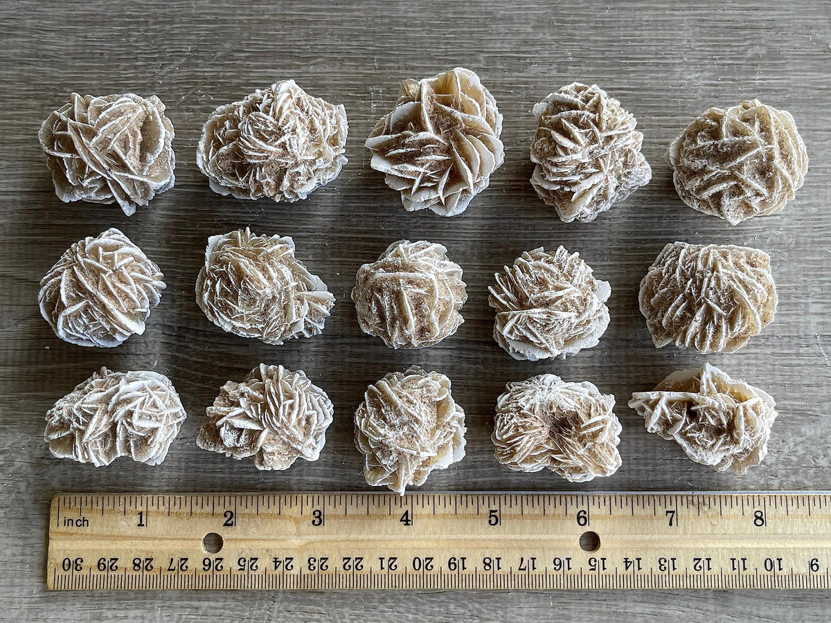 GAF TREASURES Wholesale Raw Desert Rose Crystals, Natural Desert Rose Stone, Natural Rough Desert Rose Crystals, Desert Rose Rough, Desert Rose Healing Crystals (Desert Rose, 0.5 Pound)