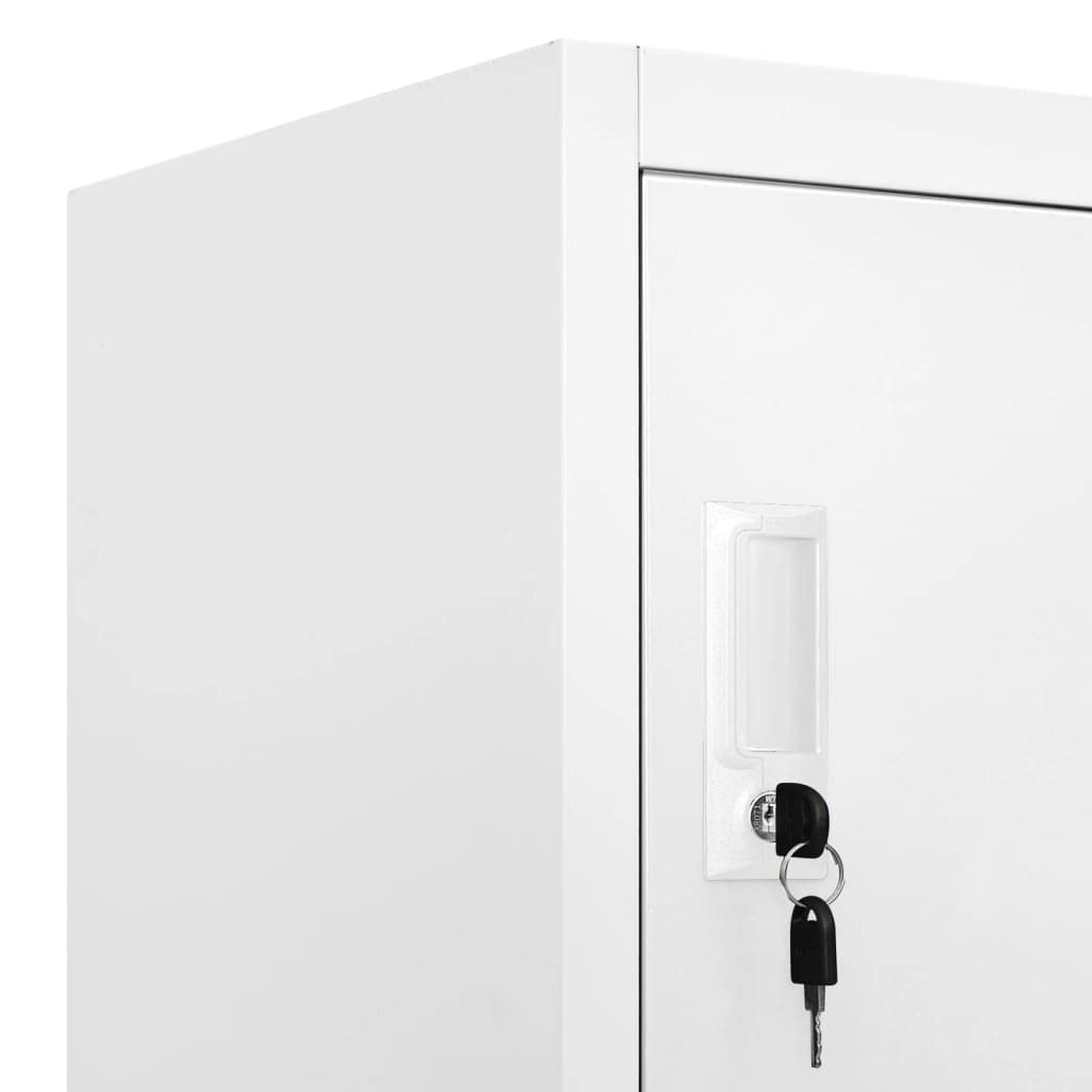 FWIKDUN Steel Cabinet Locker with 12 Spacious Compartments, Industrial Grey Rectangular Storage Unit for Office and Gym Organization