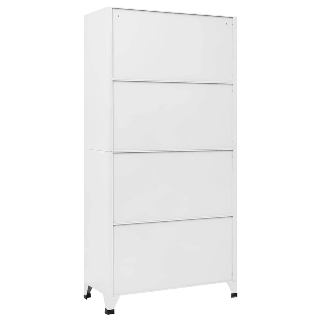 Xolmizyn 18-Compartment Industrial Locker Cabinet, Heavy Duty Metal Storage Organizer for Office Gym School, Matte Gray Sheet Metal Locking Cabinet 35.4 x 15.7 x 70.9 Inches