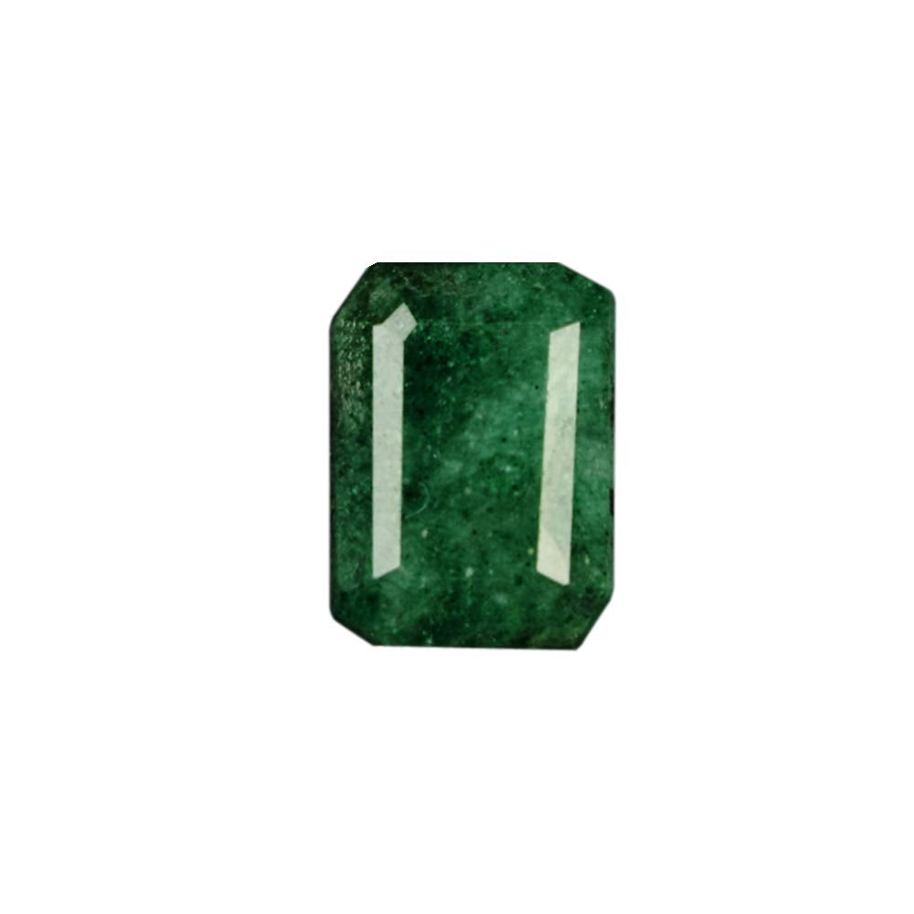 GEMHUB Loose Gemstones For Jewelry Making 4.80 Carat Emerald Cut Natural Green Emerald Natural Gemstones for Jewelry Pendants