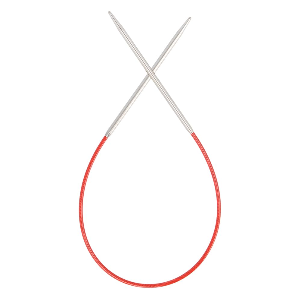 ChiaoGoo Red Circular Knitting Needles 9", Size 5/3.75mm