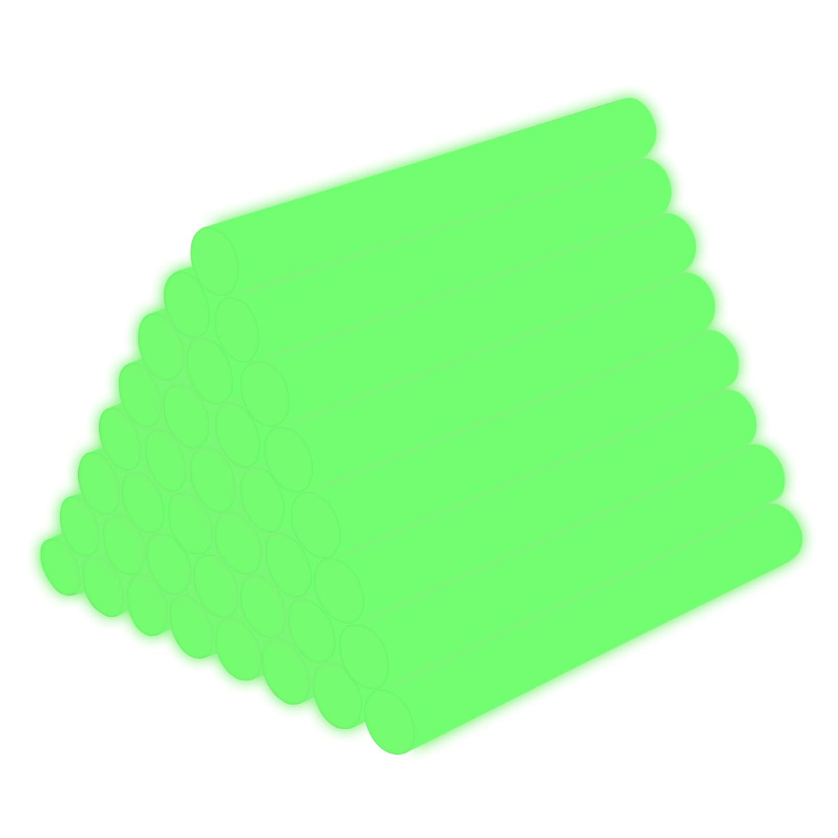 ENPOINT Glow in The Dark Glue Sticks Bulk, 36 Pack Sealing Wax Sticks for Stamp Seals Crafting DIY Art Gluing Project Low and High Temp Car Dent Repair Sealing, 4" Long x 0.43" Dia