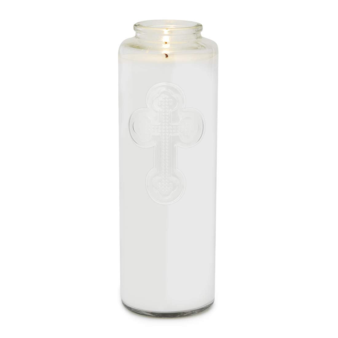 Root Candles Prayer Candles Clear Glass Devotional 7-Day Prayer Candle, 1-Count, Sacred Heart of Jesus