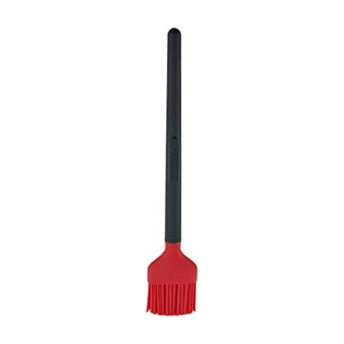 Farberware Barbecue Silicone and Plastic Basting Brush, 11.1-Inch, Red and Black