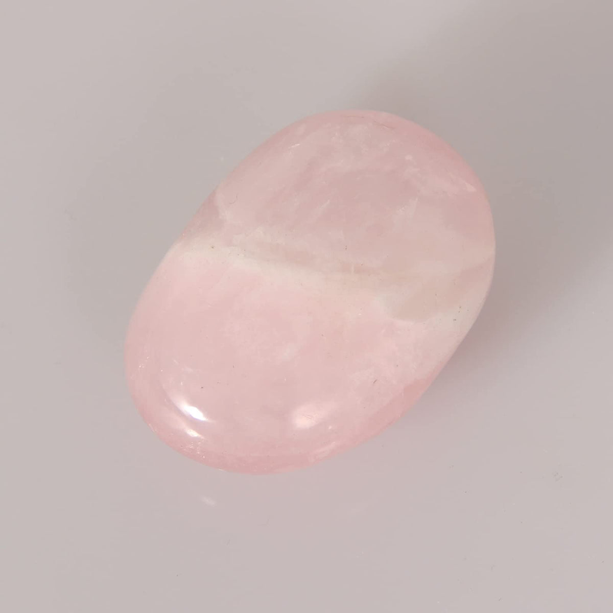 Orientrea Rose Quartz Palm Stone-4 Pcs Rose Quartz Plam Stone Pocket Energy Stone, Smooth Rose Quartz Healing Crystal and Worry Stones