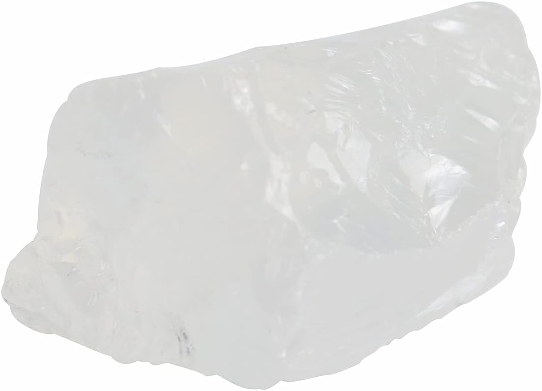 Nvzi Clear Quartz Crystal Bulk, Raw White Quartz Crystal Stones for Wicca, Reiki, and Energy Healing Crystals, Witchcraft Supplies, Rocks for Tumbling, Calcite Crystal, Hypnotic Gems(1 Lb)