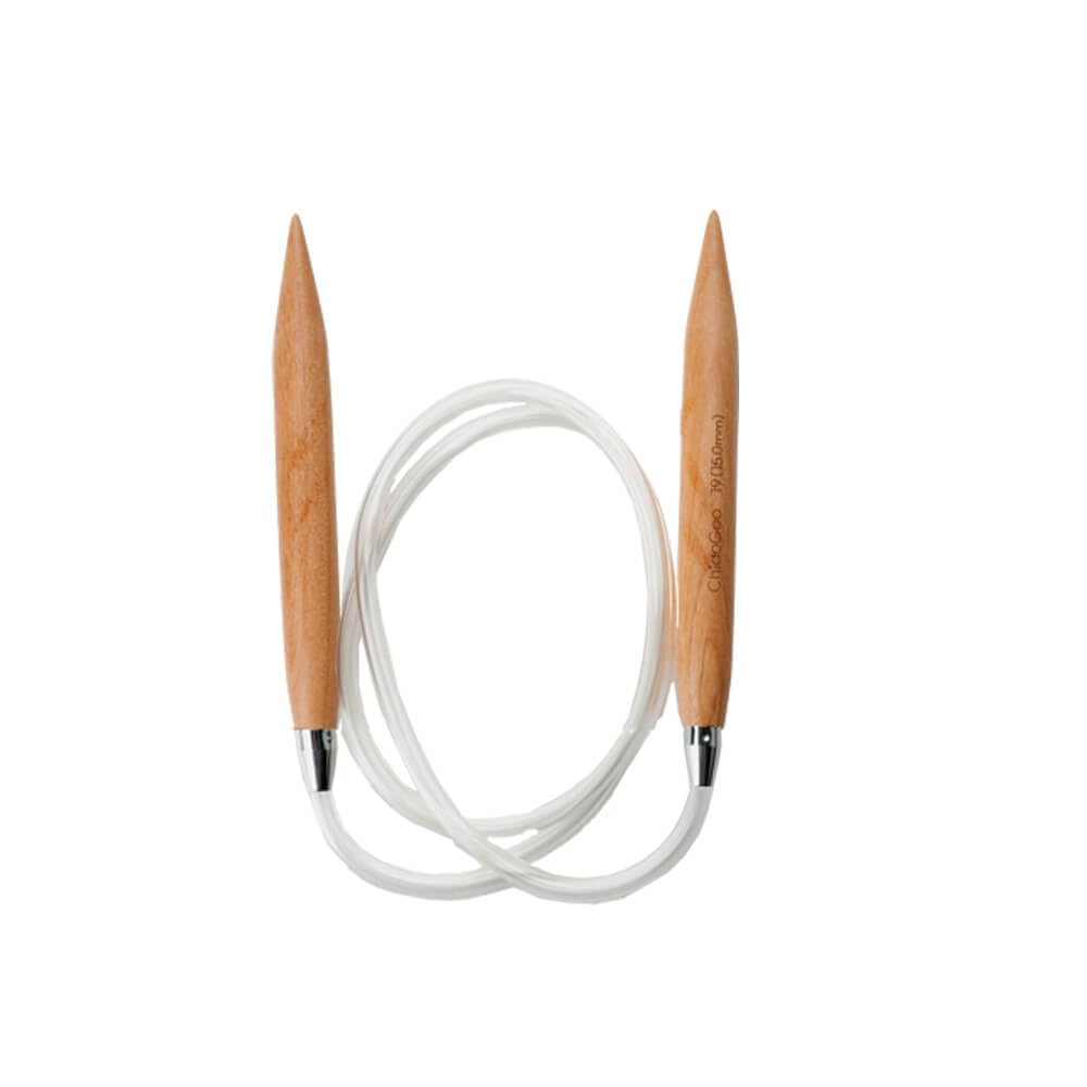 ChiaoGoo 40-Inch Bamboo Circular Knitting Needles, 35/19mm