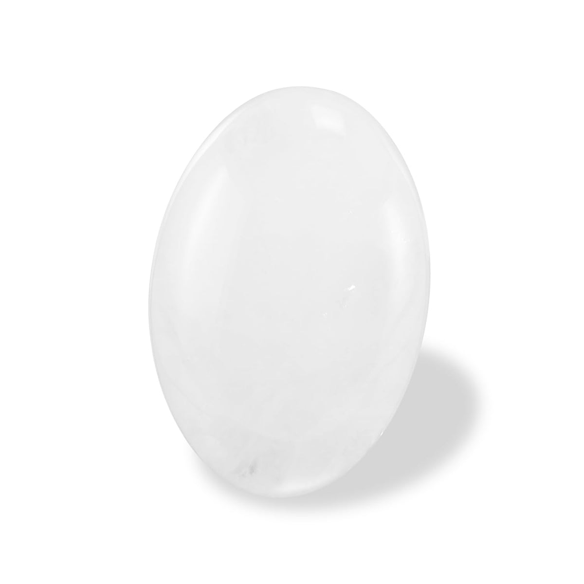 Nvzi Clear Quartz Crystal Palm Stone, Worry Stones, Crystals and Healing Stones, Polished Rocks, Natural Gemstones, Chakra Stones for Healing Crystals Daily Use