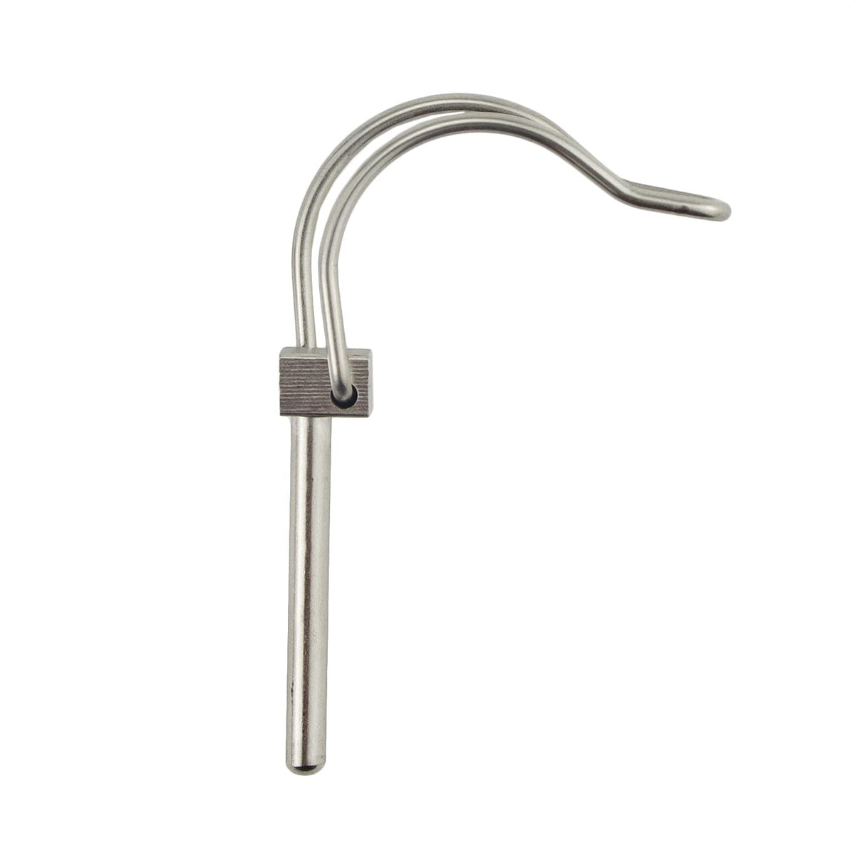 Stainless Steel 316 Quick Lock Release Trailer Towing Coupler Safety Pin Dia 4.5MM(3/16in) Cotter pins Bicycle Stroller Cargo Boat Stage Leg Hitch Hook Clip (4)