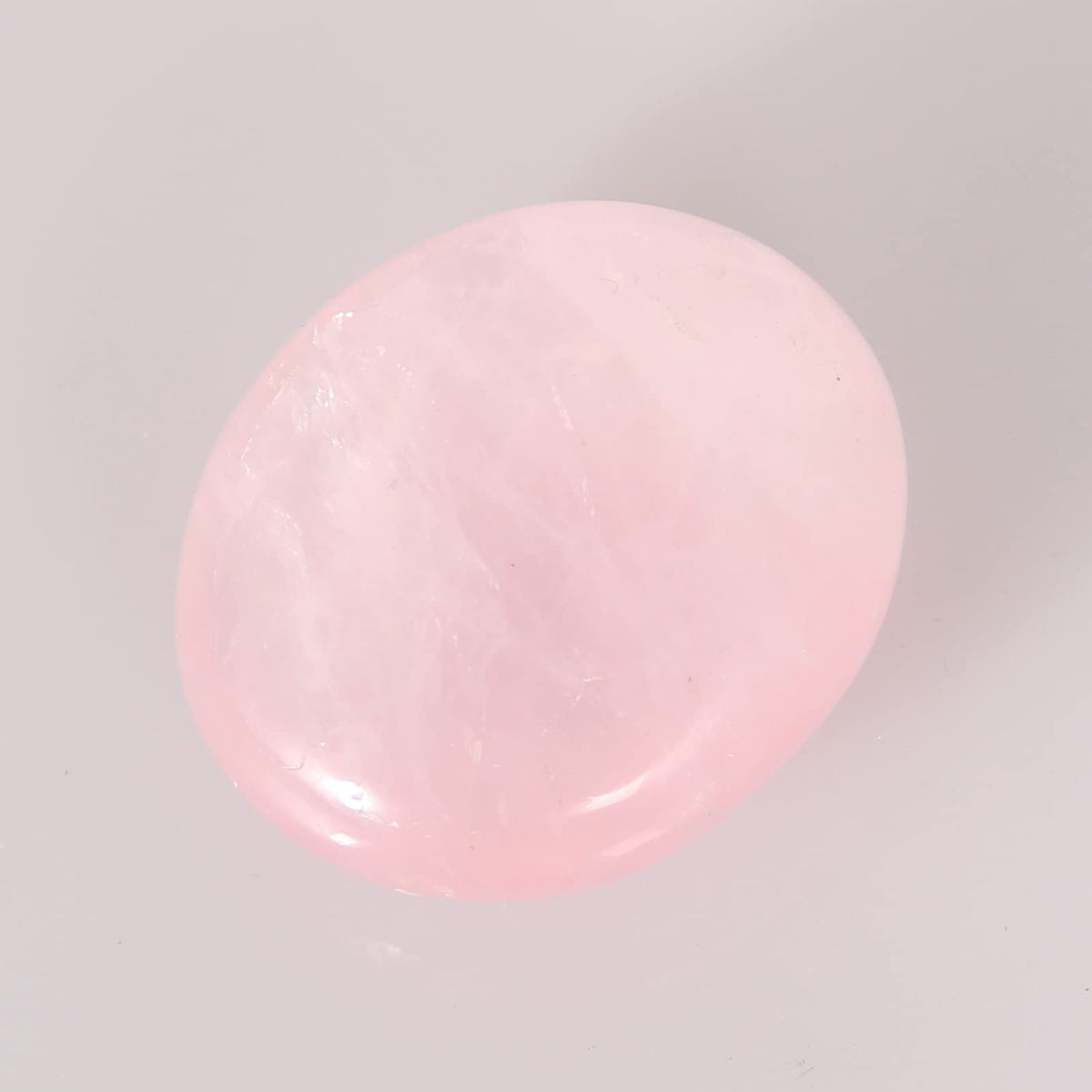 Orientrea Rose Quartz Palm Stone-4 Pcs Rose Quartz Plam Stone Pocket Energy Stone, Smooth Rose Quartz Healing Crystal and Worry Stones