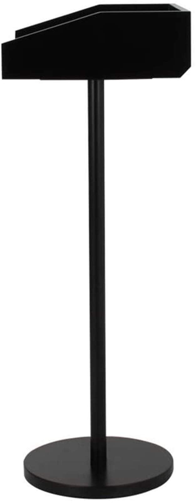 Lectern Podium Stand, Lectern Free-Standing Floor Standing Pulpit Hotel Restaurant Entrance Podium Welcome Table Speaking Stage Master of Ceremonies for Church School Presentation