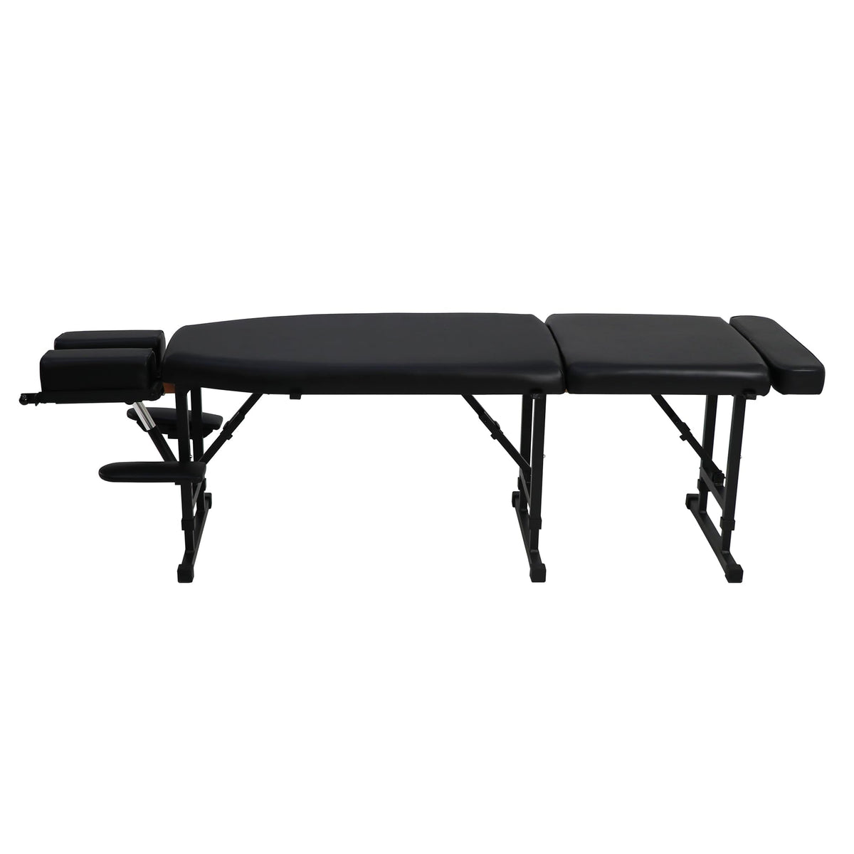 Helsevesen Arena 160 Portable Chiropractic Table, Foldable Massage Treatment Table, 8-Level Height Adjustment