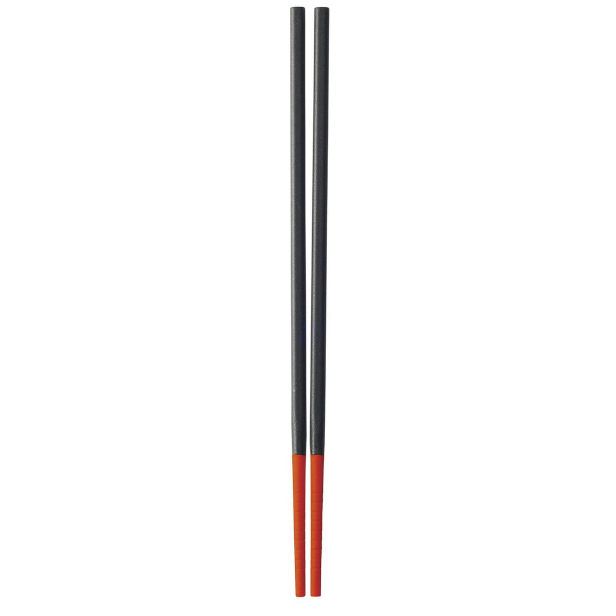 Silicone Tip Chopsticks, Red (Standard 25cm)