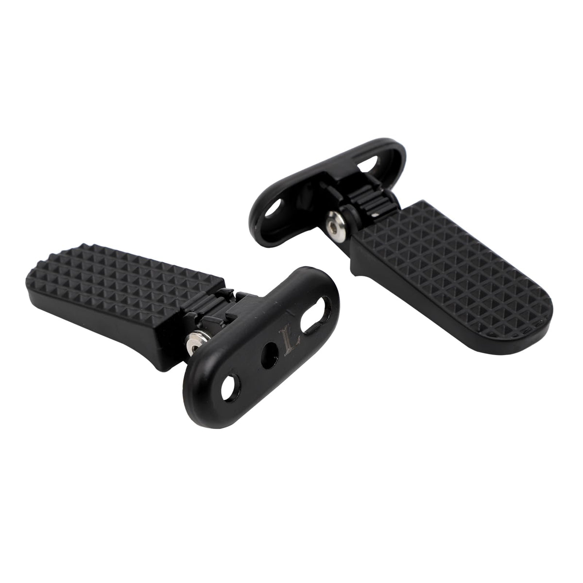 Mokuo Scooter Footpegs E-bike Footpeg in Aluminum Alloy, Lenght 12cm/4.7",Compatible with Scooter Mopeds E-Bike Mini Bikes,Installation Hole Spacing: 4-5cm