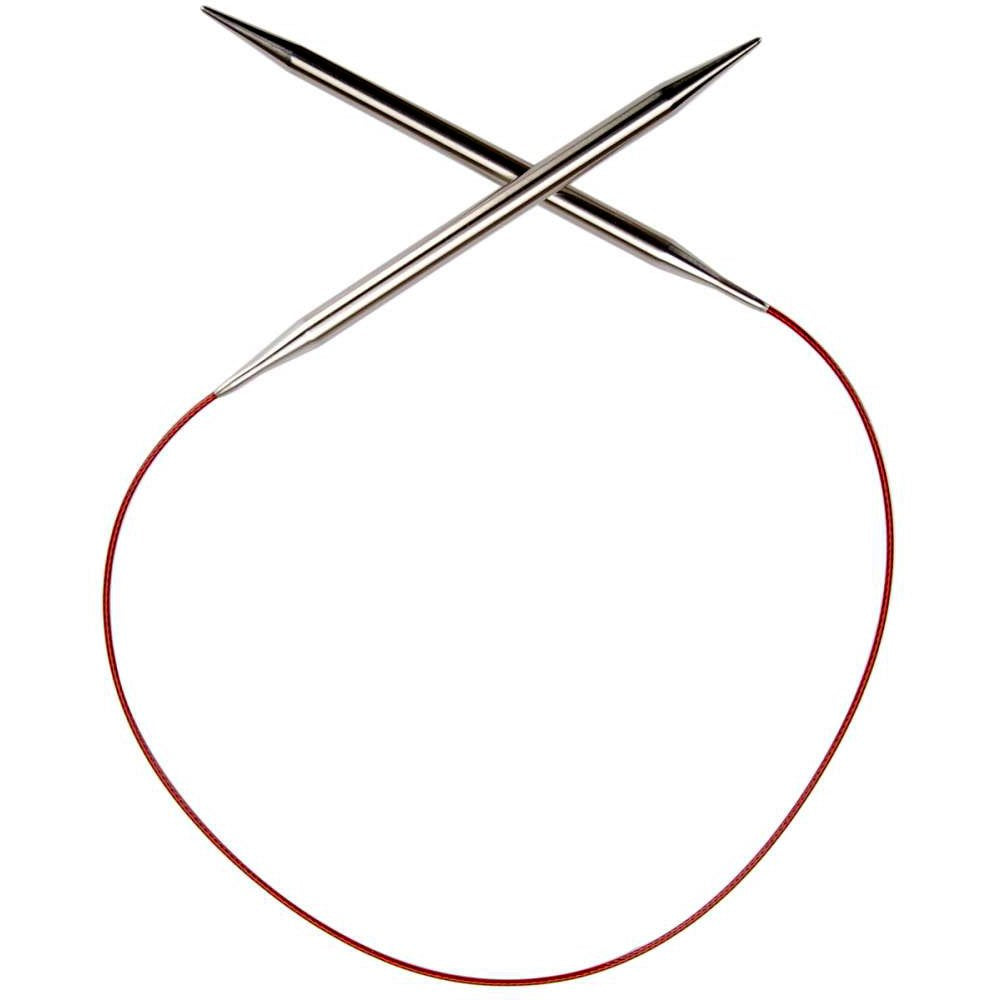 ChiaoGoo SS Red Lace Circular, 24-Inch (60 cm), US 1 (2.25 mm)