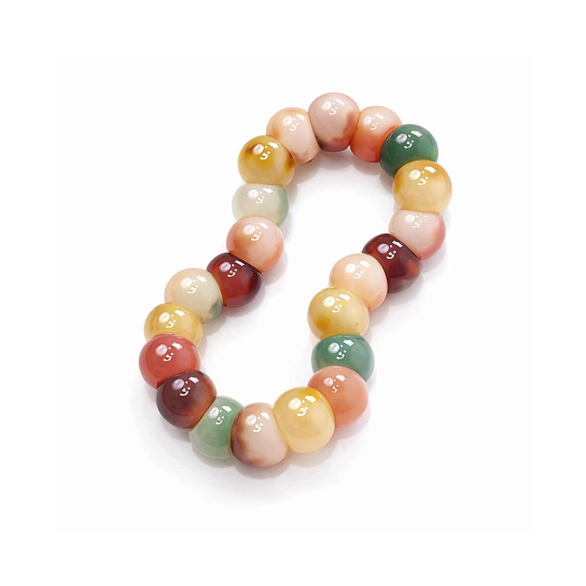 Zaquki Fidget Bracelet Natural Bodhi Beaded Bracelets Anxiety Relief Items Healing Energy Protection Stretch Bracelet Spiritual Jewelry Gift for Women Men
