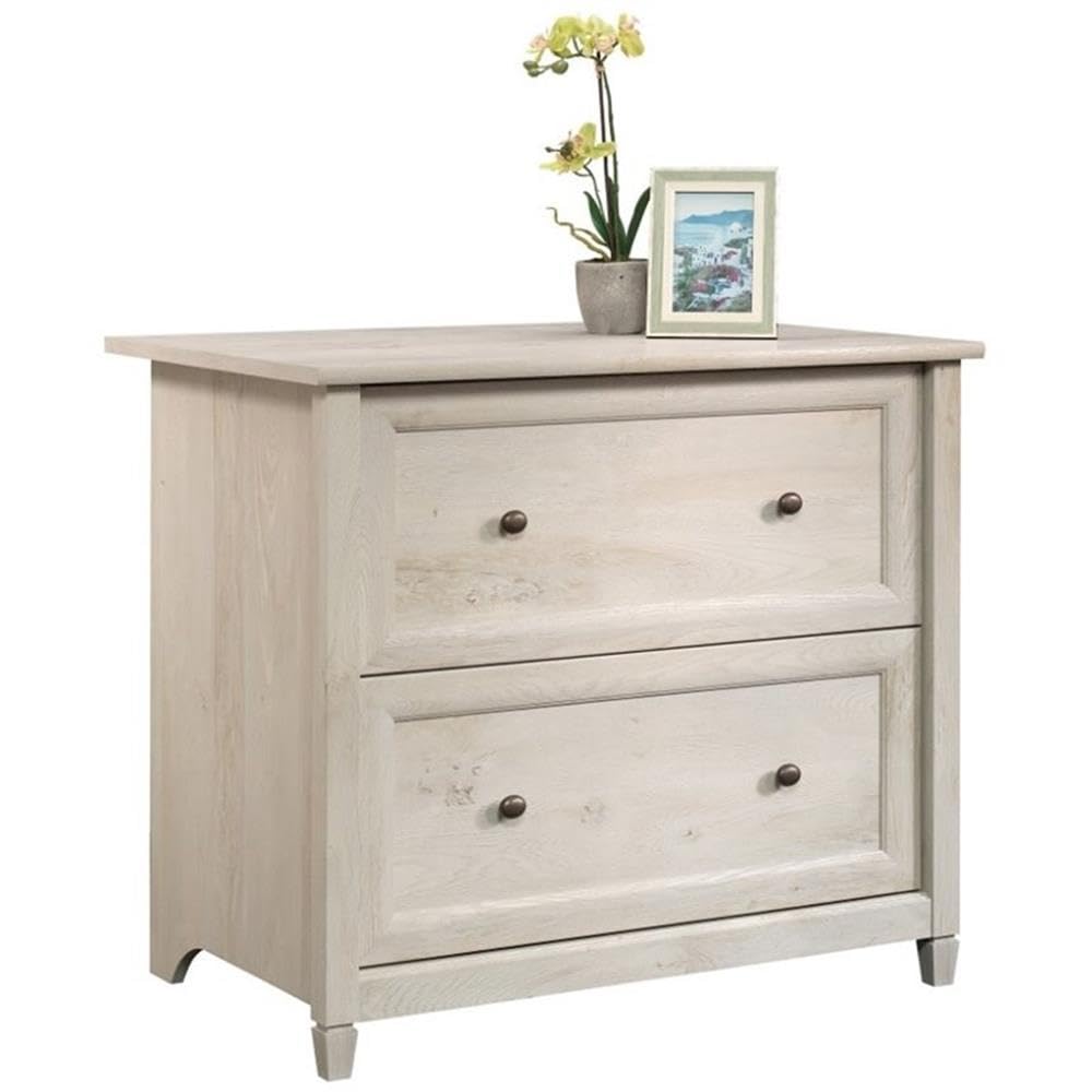 Home Square 2 Piece Engineered Wood Filing Cabinet Set in Chalked Chestnut