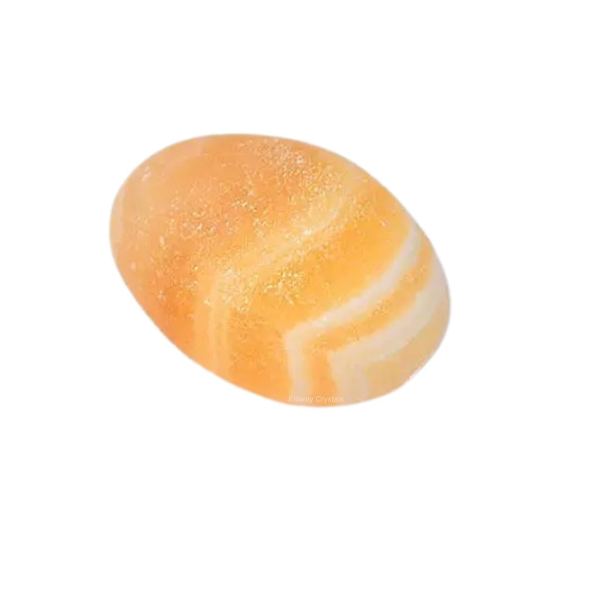 Erliway Yellow Calcite Healing Crystal Stones, 1.25-2.0" Large Reiki Healing Gemstones Natural Tumbled Polished Stones for Energy Witchcraft Therapy Meditation