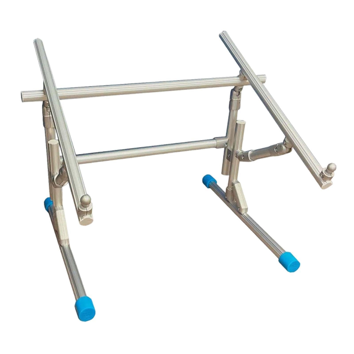 KiBcsLic Embroidery Stitch Stand, Aluminum Alloy, Sturdy, Practical Adjustable, Floor Standing, Embroidery Frame Stand , 2 Bar