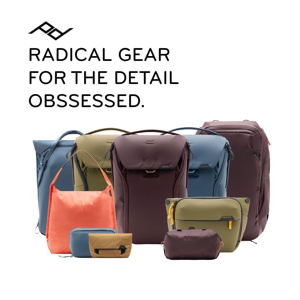Peak Design Travel Duffelpack 45-65L, Ocean, Weatherproof Duffel Backpack, Expandable Design, Extra-Long Zip Path, Stowable Straps, Fits Packing Cubes and Camera Cubes, Versatile Duffel Bag for Travel