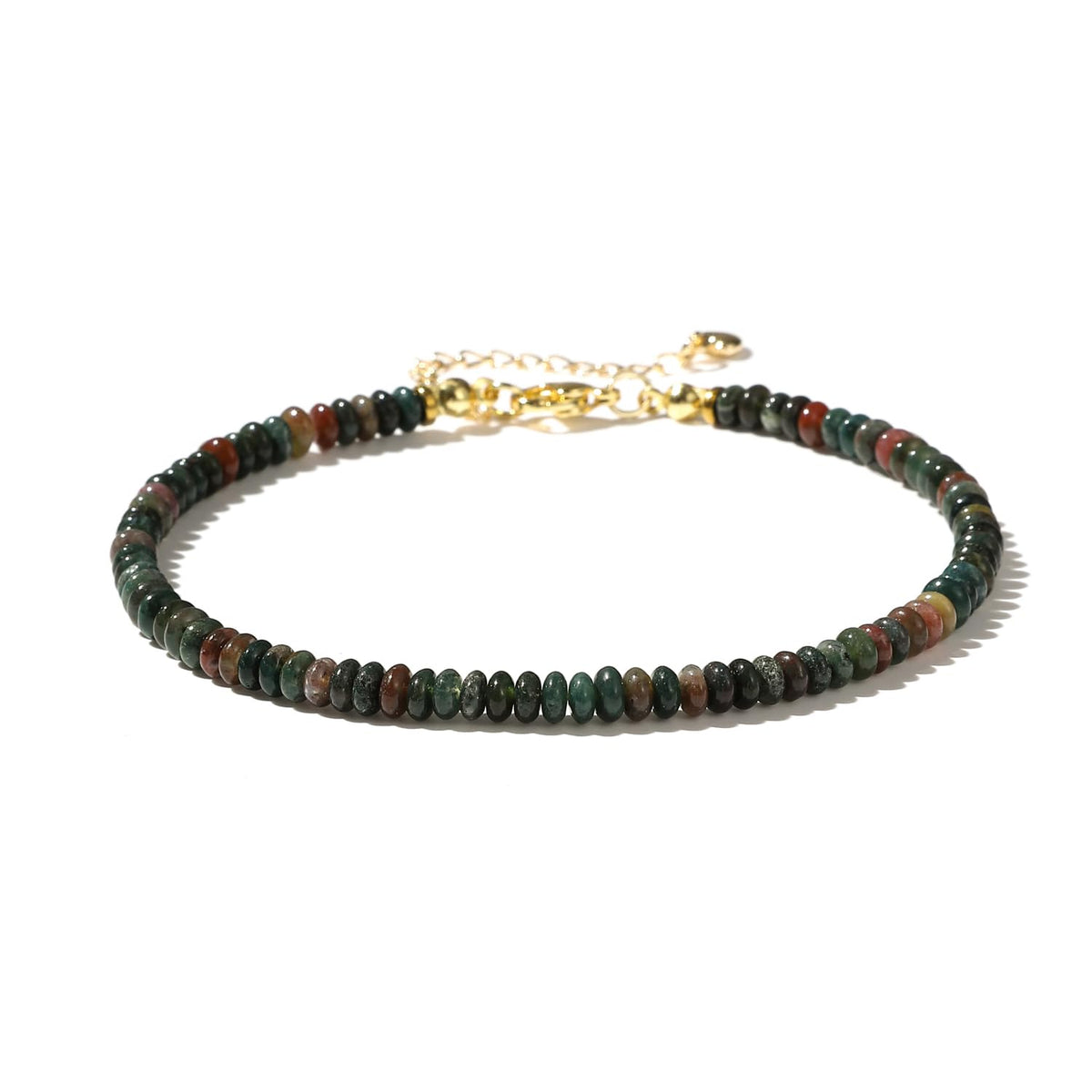 Jinxiuge Stone Beaded Anklets for Women Handmade Beach Boho Beads Ankle Bracelet Jewelry for Birthday Party Gift for Her