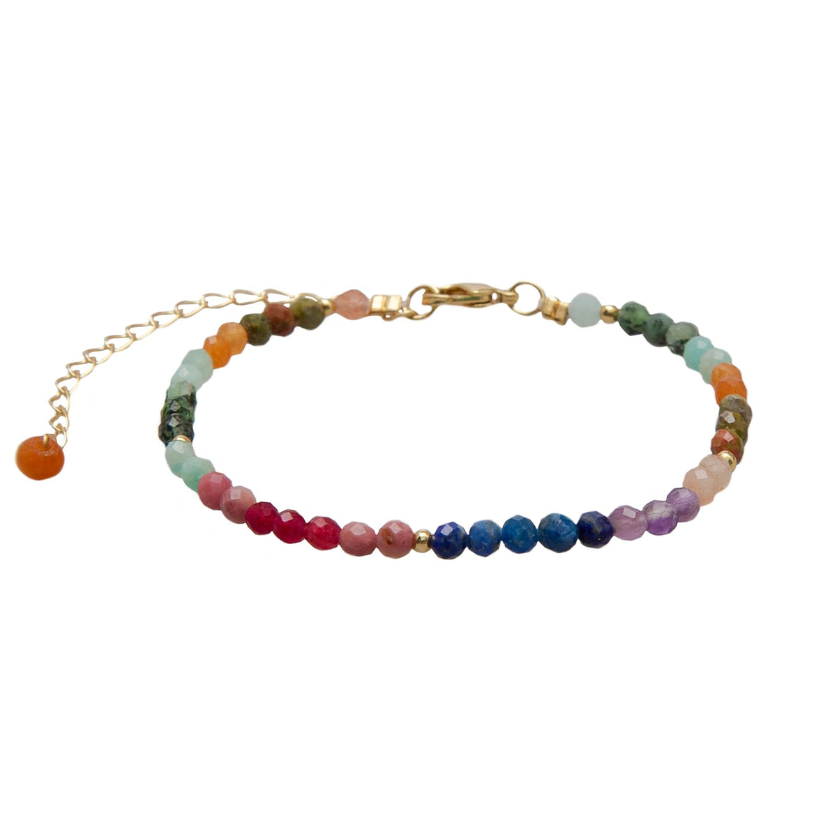 Lotus and Luna Divine Healer 3mm Healing Bracelet (Good Vibes)