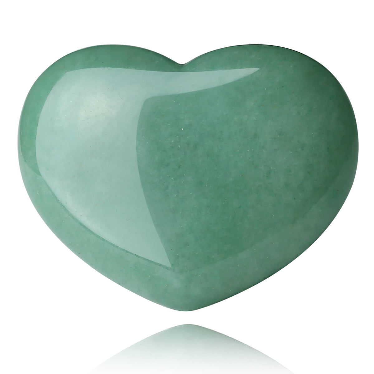 1.8" Large Heart Stone Green Aventurine Healing Crystals Stones Pocket Meditation Palm Worry Gemstone Home Bedroom Office 2023 Minimalism Room Decor Mother's Day Gift