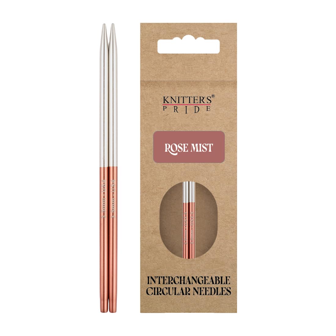 Knitter’s Pride Rosemist Special Interchangeable Circular Needles 4"" (10cm) – US Size 4 (3.5mm)