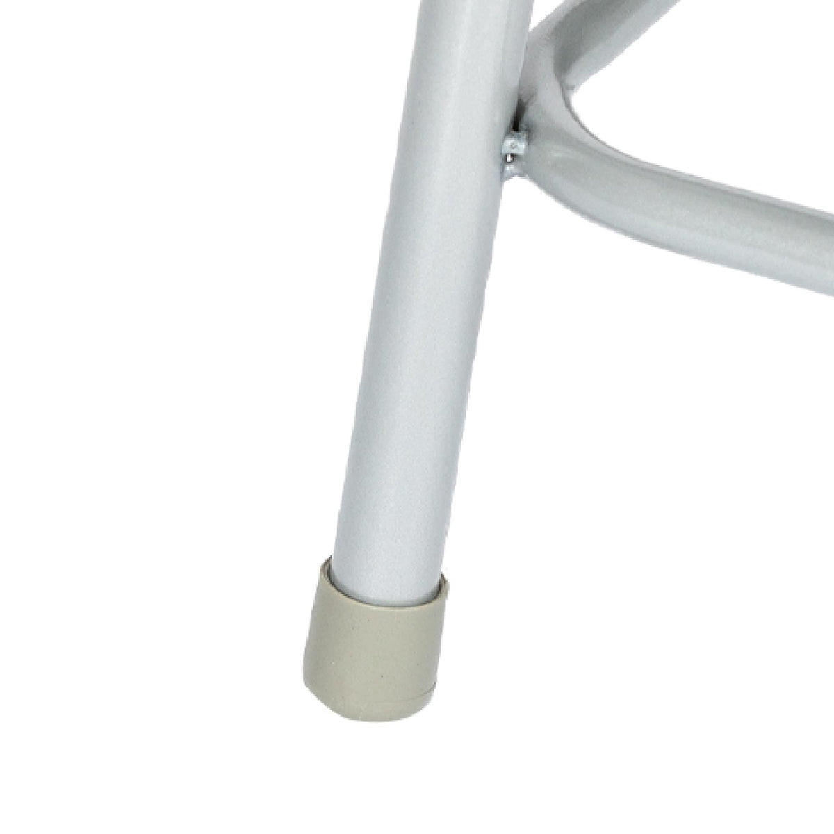 OEF Furnishings OEF6324B/2 Premium Commercial-Grade All-Purpose Square Stool with Backrest (24-inch Height, Gray Frame, Masonite Wood Seat, 2-Pack)