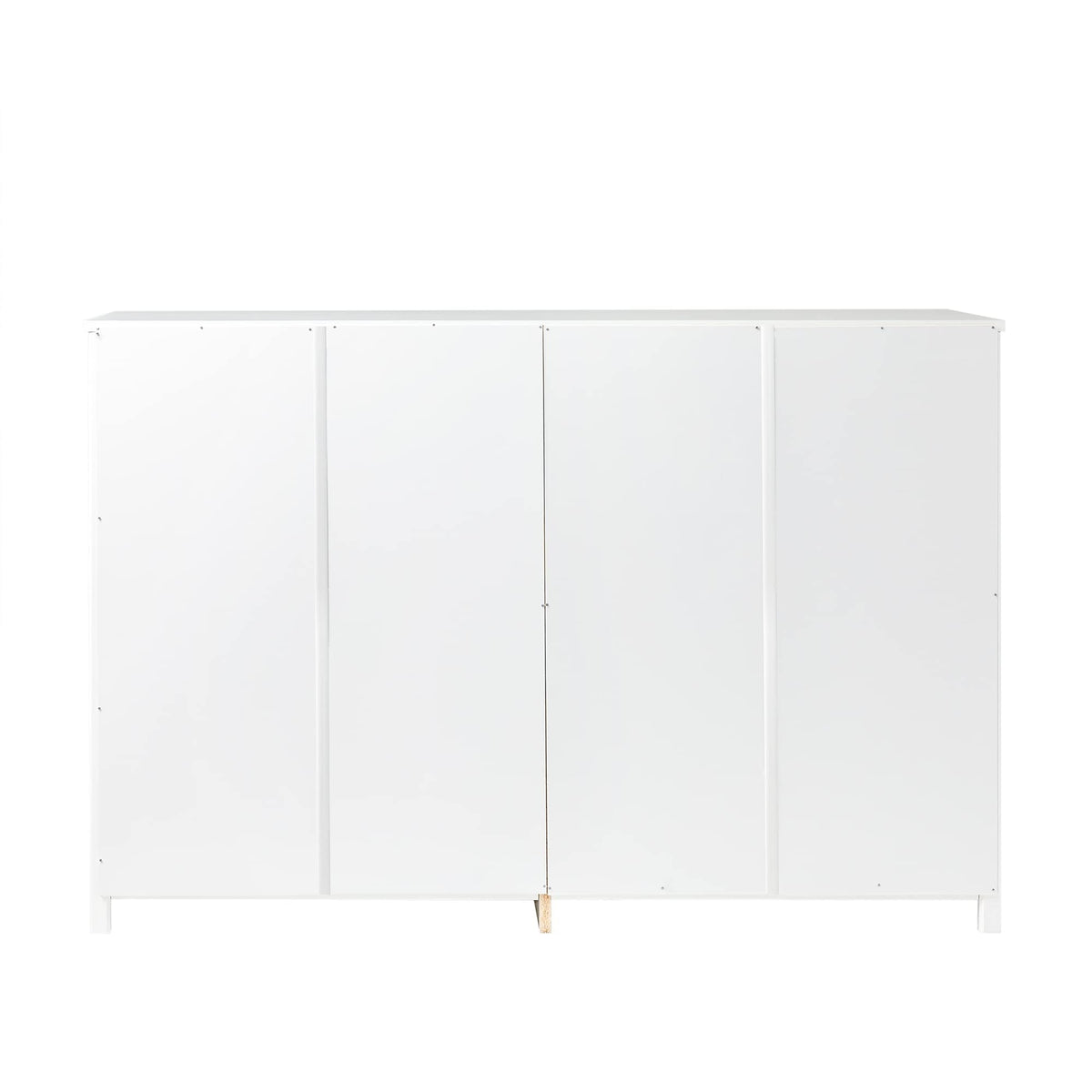 Walker Edison Tahnee 6-Drawer Solid Wood Dresser, 47 Inch, White