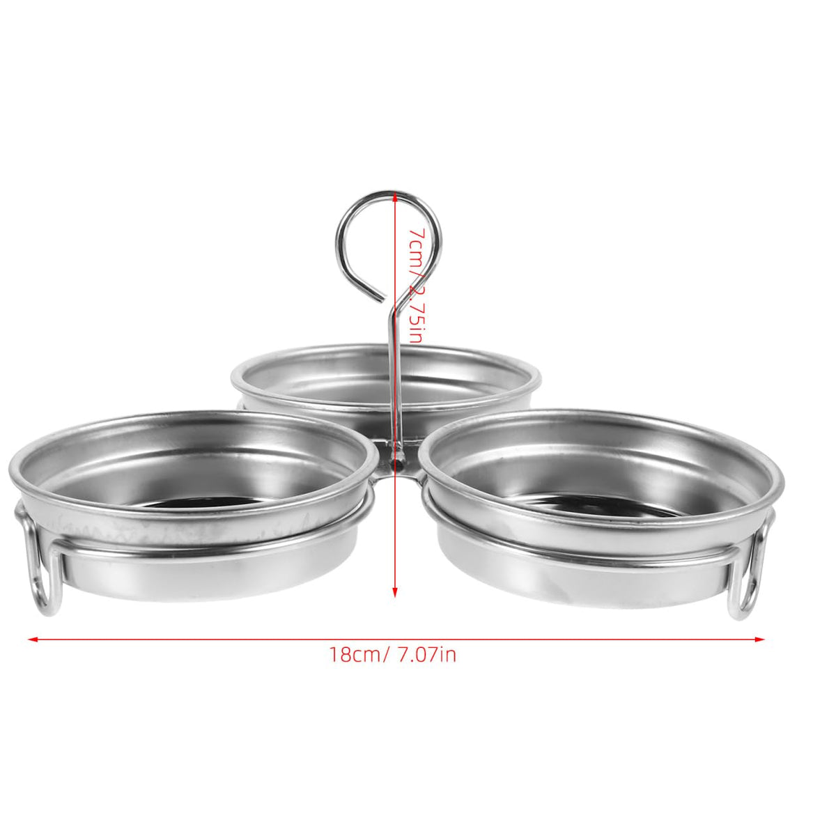 ULTECHNOVO Egg Poacher Cup 1-Cup Stainless Steel – Nonstick Coating Removable Rack – for Stovetop Steaming Poaching Boiling for Individual Eggs