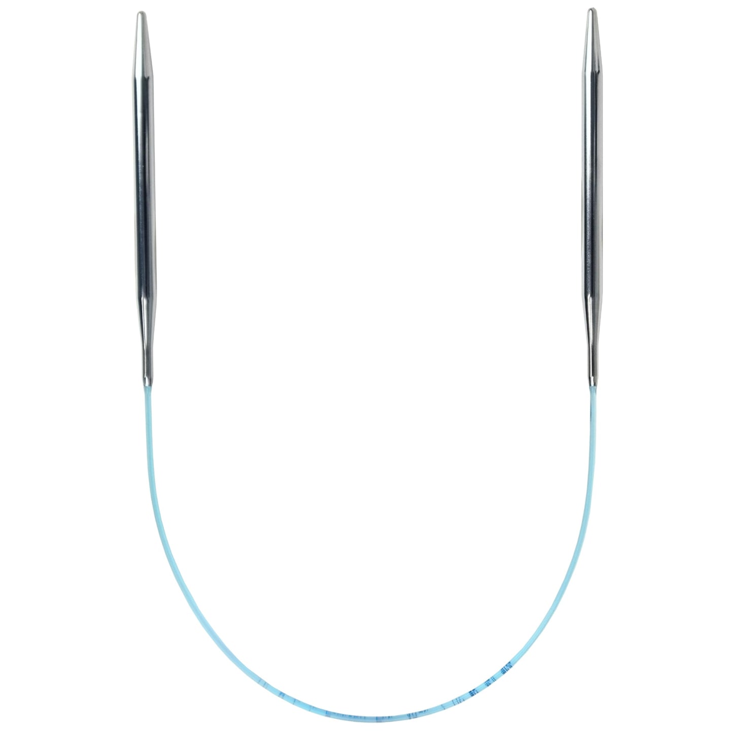 skacel by addi Circular Knitting Needles, 20 Inch (50 cm) Turbo Round Plated Brass Knitting Needle Pair with Nylon Cord, 10 mm (US Size 15)