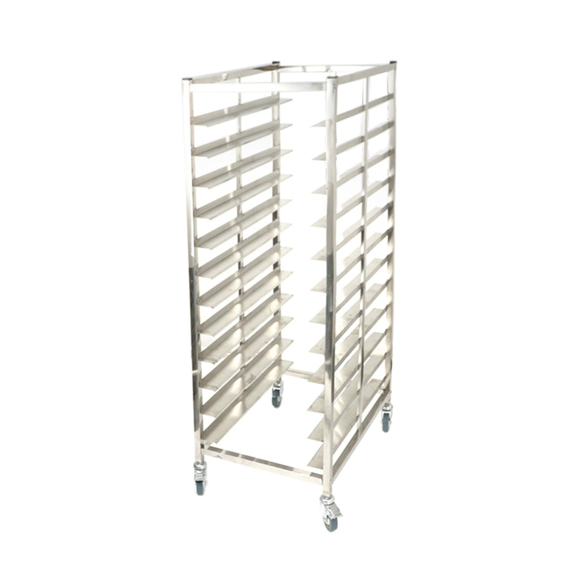 Quick Rack for Baking Pans,Large Rolling Bread Rack, 12-Tier Commercial Baking Rack for Home & Restaurant, Space-Saving Bread Pan Stand (129x46x60cm) - Perfect for Fast Baking!