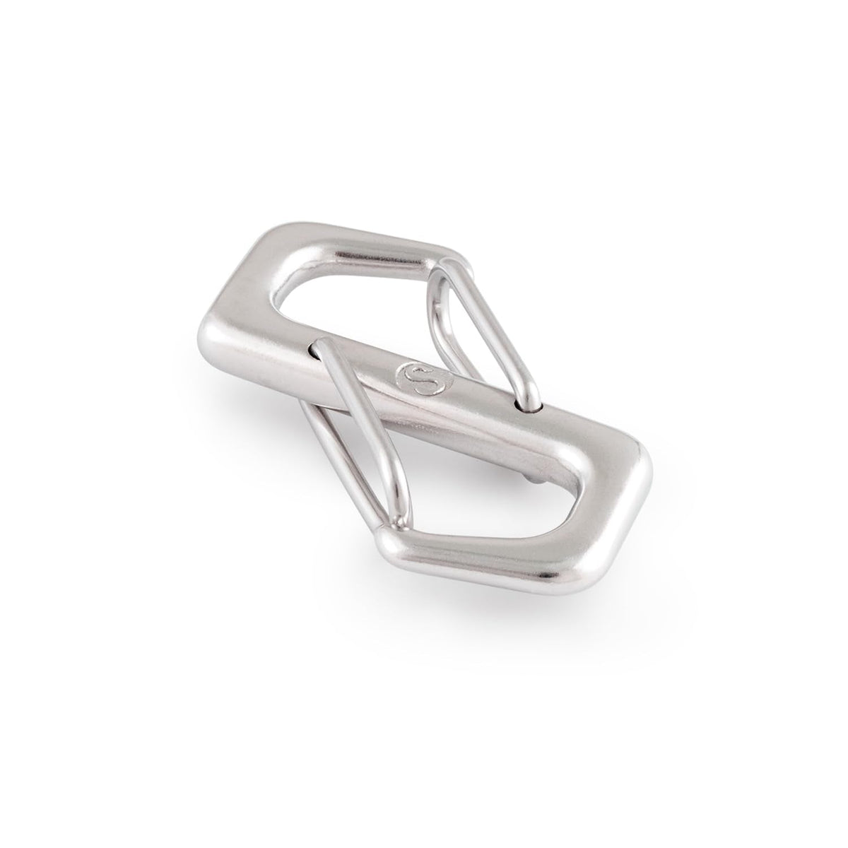 SHONAN Double Sided Carabiner S Biner, 2-1/3" Dual Gate S Clip Stainless Steel S Shaped Carabiner Key Holder