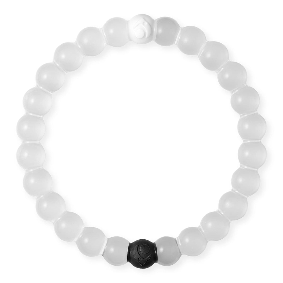 Lokai Beaded Bracelets for Women & Men, Classic Clear Style - Mental Health Awareness Bracelet Encourages Mental Wellness Slides-On for Comfortable Fit - Silicone Stretch Bead Bracelet Jewelry