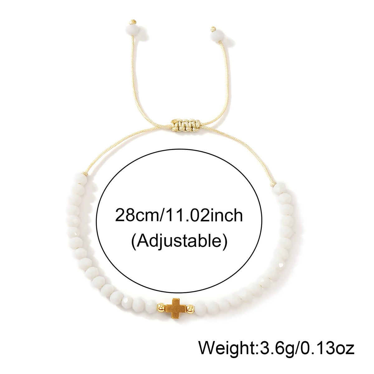 Opalencian Yellow Crystal Beads Drawstring Bracelet for Women,Exquisite Love Heart Bracelets Charm Beads Good Luck Handmade Fashion Jewelry Gifts