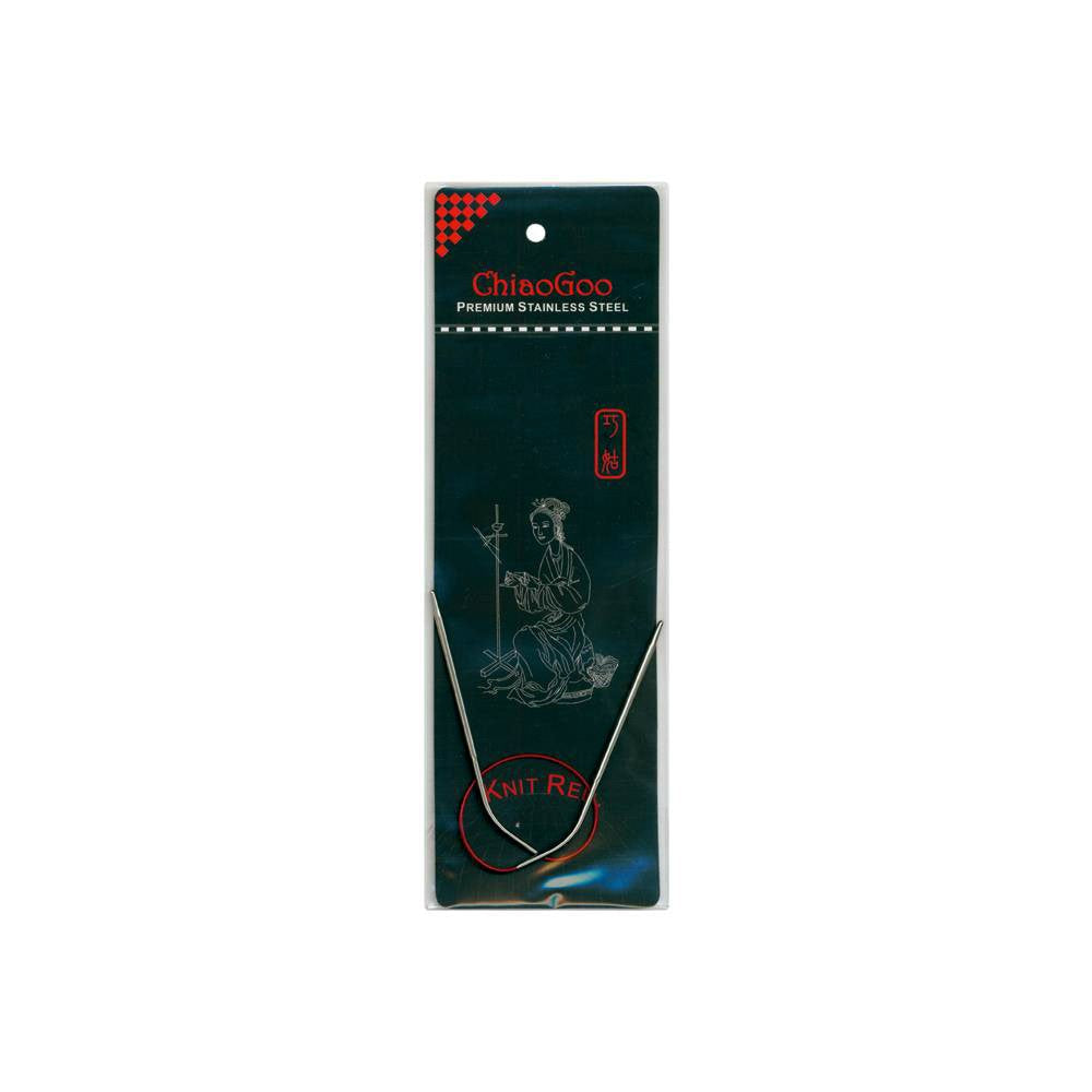 ChiaoGoo Red Circular Knitting Needles 12", Size 7/4.5mm