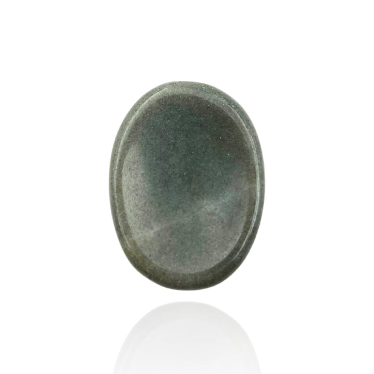 GEMSCITE Blue Aventurine Thumb Worry Stones Metaphysical Gemstone Crystal Healing Reiki Men Women Gift FENG Shui Positive Energy Love Wellness Palm Stones Wicca Powerful