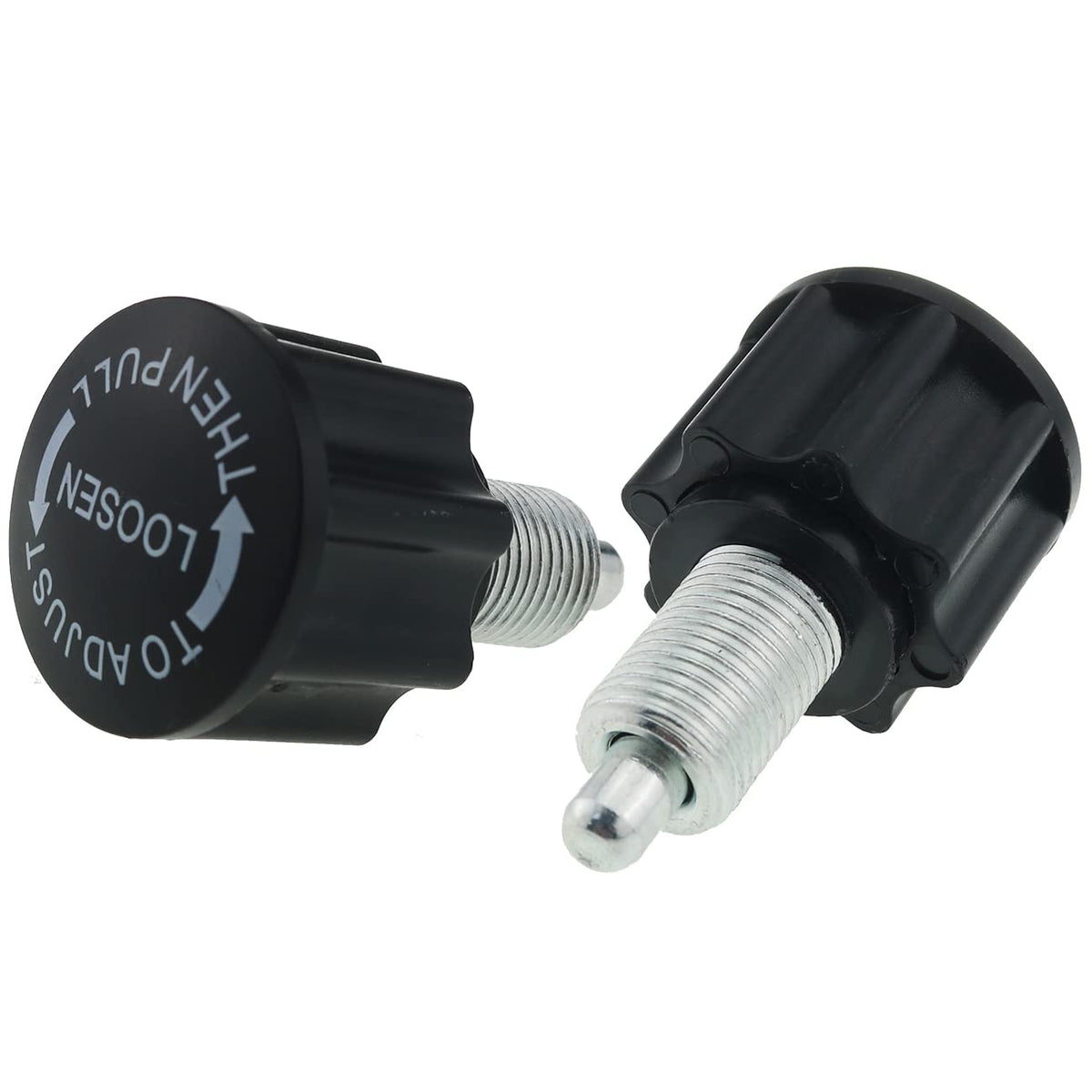 FMHXG M16 Pull Pin Knob, Black, Steel & ABS, M16 x 1.5, 65mm