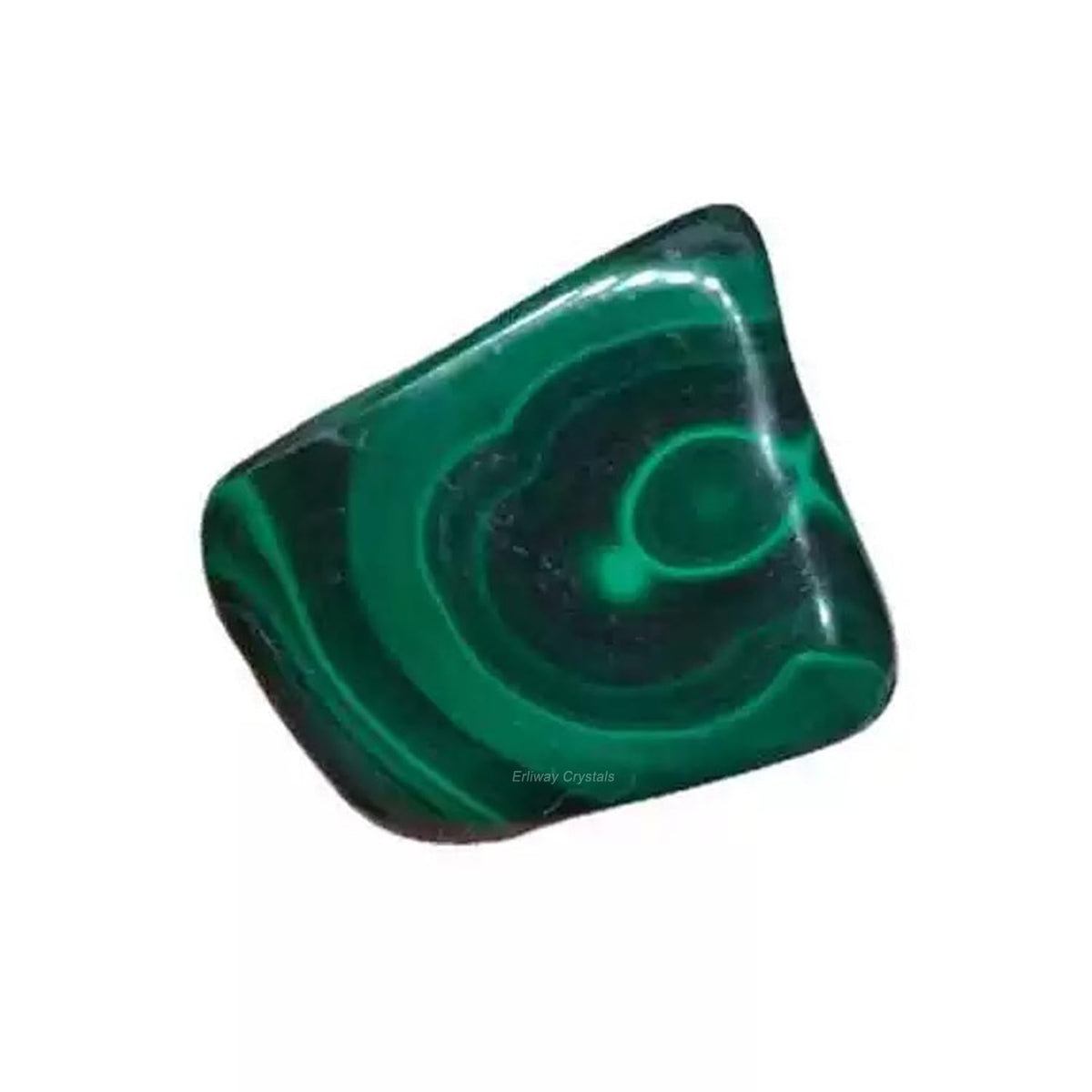 Erliway Malachite Healing Crystal Stones, 1.25-2.0" Large Reiki Healing Gemstones Natural Tumbled Polished Stones for Energy Witchcraft Therapy Meditation