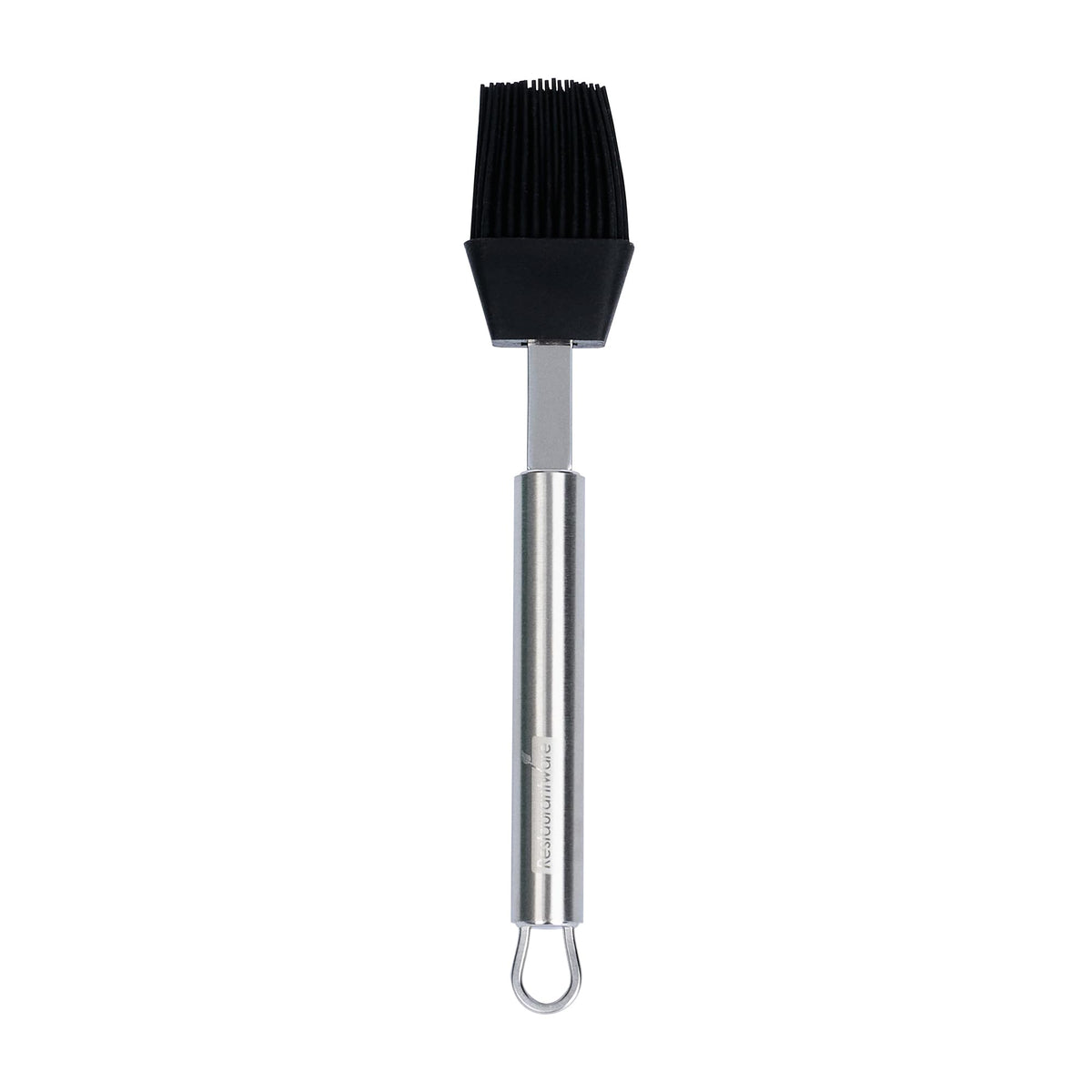 Restaurantware Silicone Basting Pastry Brush - German Standard Heat-Resistant Basting Brush with Stainless Steel Handle, Dishwasher Safe - Egg Wash Brush for Butter, BBQ, Sauce, Baking