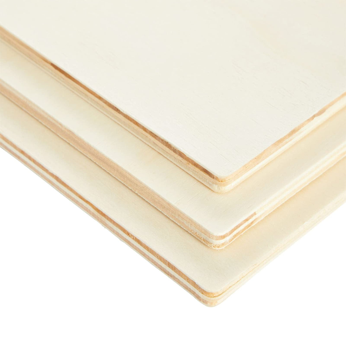 Juvale Wood Boards - 10.6 x 7 x 1/4 in, 6 Pack, Unfinished Poplar Plywood - Wood for Crafts, Blank Wooden Signs & DIY Painting Panel