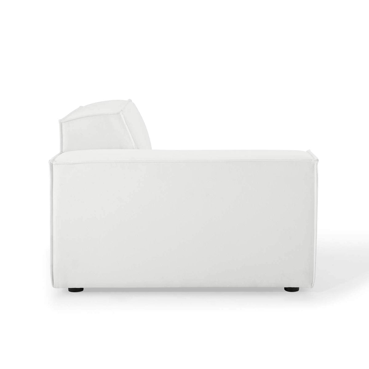 Modway EEI-4112-WHI Restore 3-Piece Sectional Sofa, White