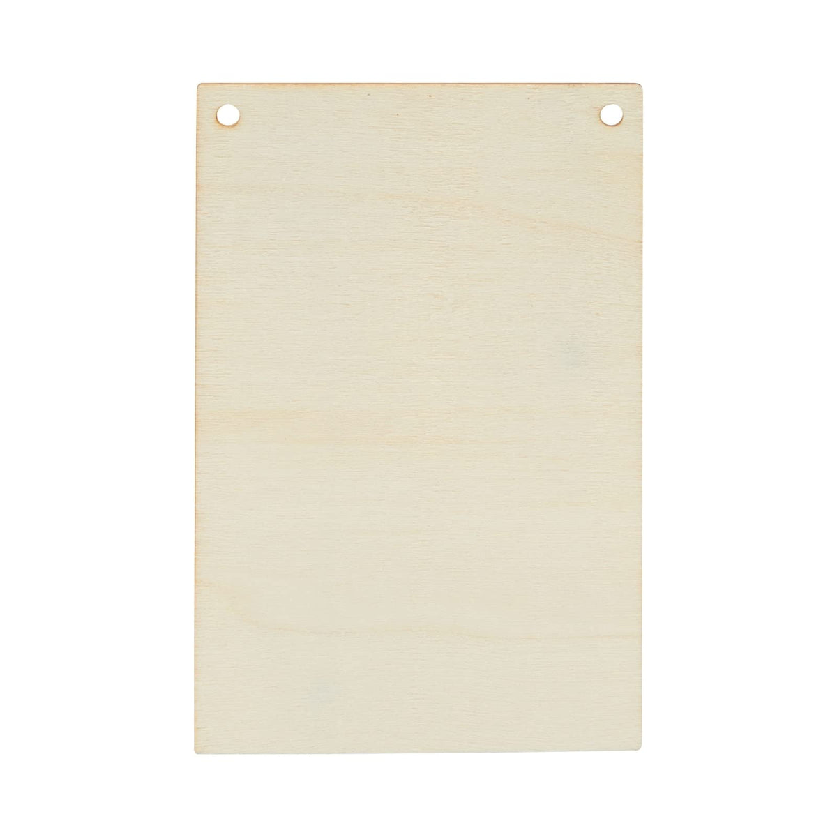 Bright Creations Unfinished Wood Craft Blanks - 3.75 x 5.75 in, Pack of 50 - Jute String Included for Blank Wood Signs & Banners - Great for Stenciling, String Art & DIY Painting - Wooden Plaques Bulk