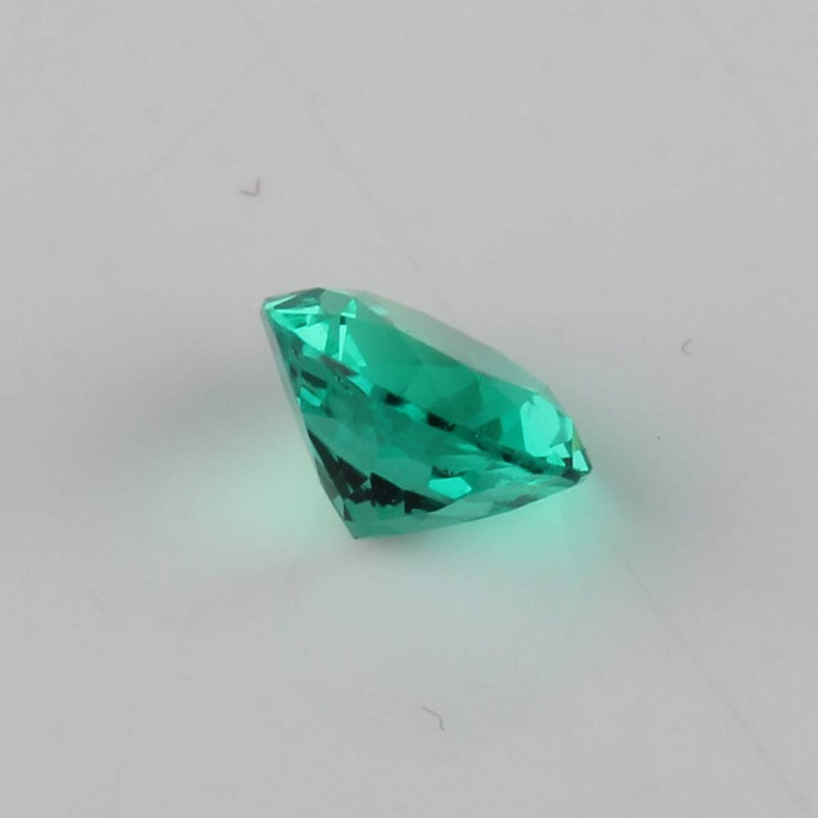 GEMHUB Diamond Loose Stone 2.25 Ct Round Brilliant Cut, Use for Pendant/Ring Genuine Moissanite Green Loose Gemstone