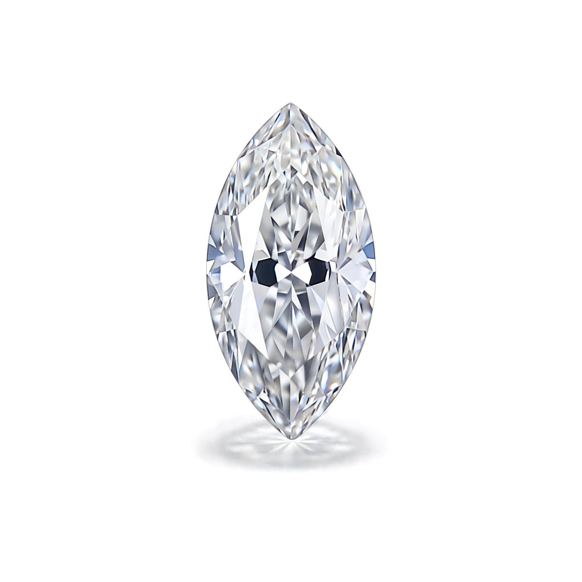 1-5 Carats Moissanite Loose Stone Lab Grown Synthetic Diamond Loose D Color Round/Oval/Heart/Princess/Cushion/Asscher/Pear/Marquise/Radiant/Emerald Cut Moissanite Loose Gem Stones for Ring Pendant Jewelry Making Gift (Marquise Cut, 1 Carats)