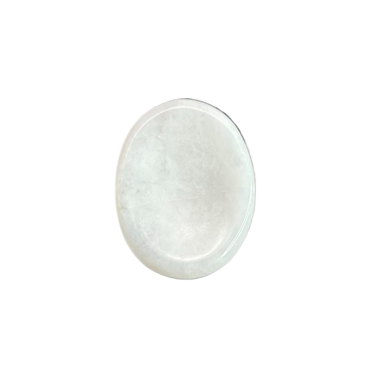Snow Quartz Thumb Worry Stones Metaphysical Gemstone Crystal Healing Reiki Men Women Gift FENG Shui Positive Energy Love Wellness Palm Stones Wicca Powerful