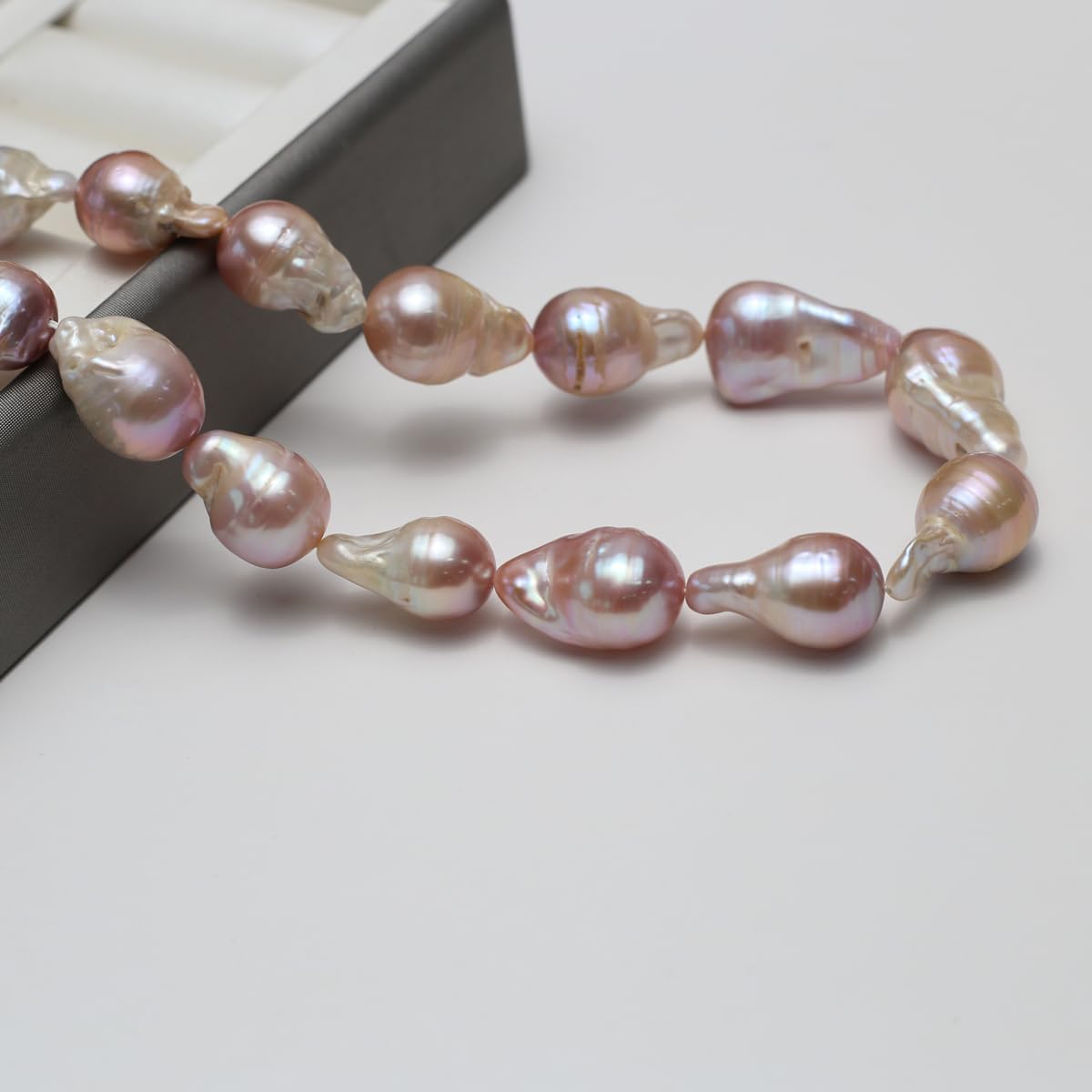 QSLLER Baroque Pearl Beads Irregular Natural Freshwater Cultured Pearl Beads for Jewelry Making Neckalce Craft DIY